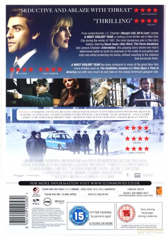 A Most Violent Year (Rok przemocy) [DVD]