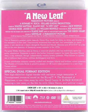 A New Leaf (Bogata, wolna, samotna) [2xBlu-Ray]