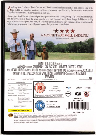 A Perfect World (Doskonały świat) [DVD]