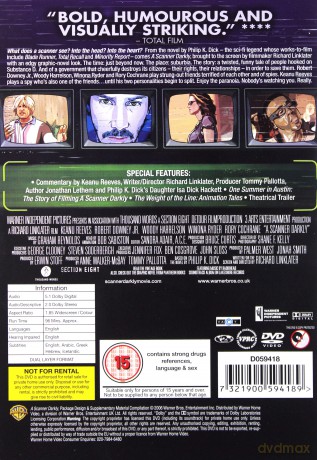 A Scanner Darkly (Przez ciemne zwierciadło) [DVD]