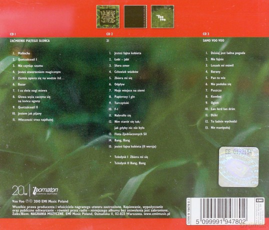 Voo Voo: Kolekcja 20.Lecia Pomatonu [3CD]