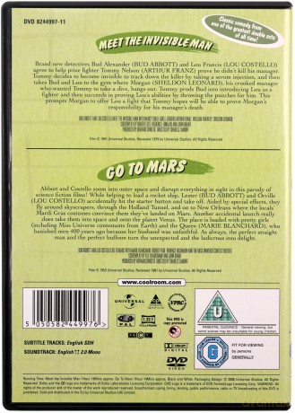 Abbott Costello Box Set 25 Titles [13DVD]