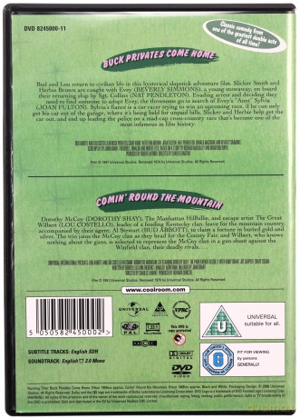 Abbott Costello Box Set 25 Titles [13DVD]
