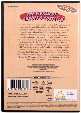 Abbott Costello Box Set 25 Titles [13DVD]
