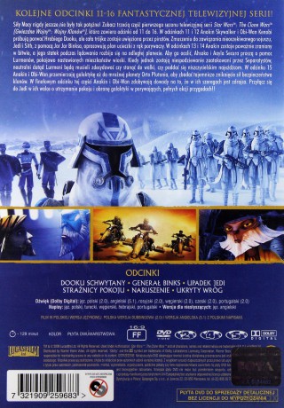 Gwiezdne Wojny: Wojny Klonów sezon 1 odcinki 11-16 (Star Wars) [DVD]