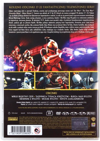 Gwiezdne Wojny: Wojny Klonów sezon 1 odcinki 17-22 (Star Wars) [DVD]