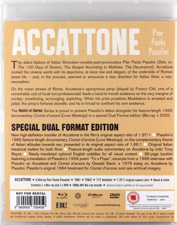 Accattone / Comizi DAmore (Włóczykij) [2xBlu-Ray]