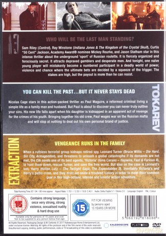 Action Triple (Tokarev Thirteen Extraction) (Tokarev. Zabójca z przeszłości / 13 / Ocalenie) [DVD]