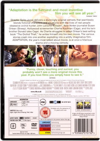Adaptation (Adaptacja) [DVD]