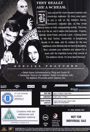 The Addams Family The Complete Seasons 1-3 (Rodzina Addamsów Sezon 1-3) [9DVD]