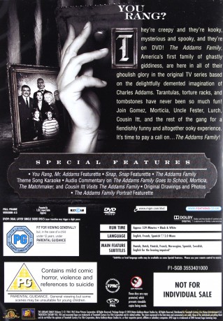 The Addams Family The Complete Seasons 1-3 (Rodzina Addamsów Sezon 1-3) [9DVD]
