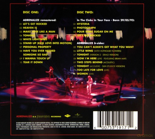 Def Leppard: Adrenalize (Deluxe Edition) [2CD]