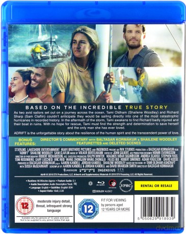 Adrift (2018) (41 dni nadziei) [Blu-Ray]