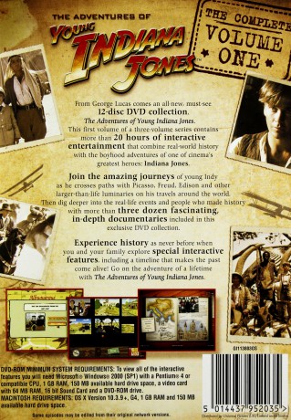 Adventures of Young Indiana Jones volume 1 [12DVD]