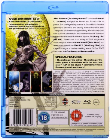 Afro Samurai: Resurrection (Director'S Cut) [Blu-Ray]