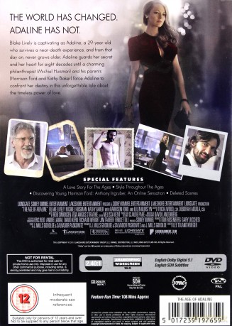 Age Of Adaline (Wiek Adaline) [DVD]
