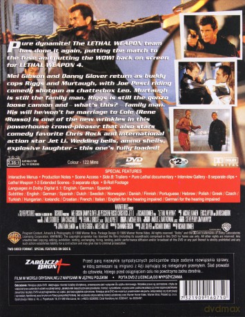 Zabójcza broń 4 [DVD]