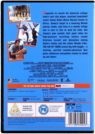 Air Up There (Król kosza) [DVD]