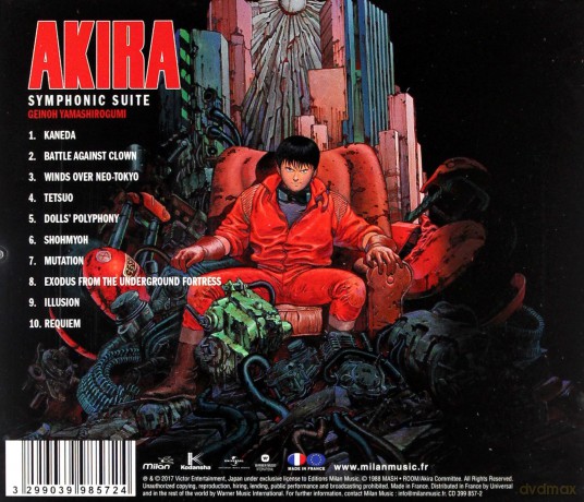 Akira Symphonic Suite soundtrack (Geinoh Yamashirogumi) [CD]