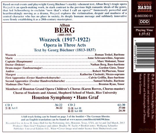 Alban Berg: Alban Berg Wozzeck [CD]