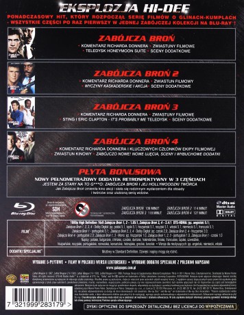 Zabójcza broń kolekcja [4Blu-Ray]