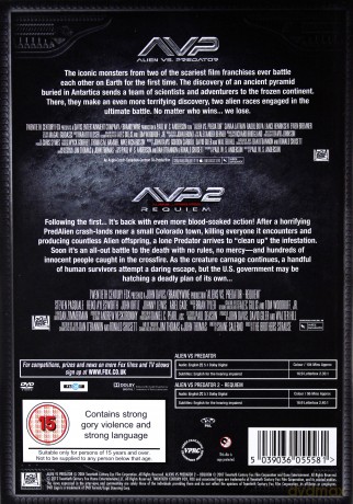 Alien Vs Predator / Alien Vs Predator Requiem (Obcy kontra Predator 1-2) [2DVD]
