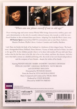 All Passion Spent The Complete Series [DVD]