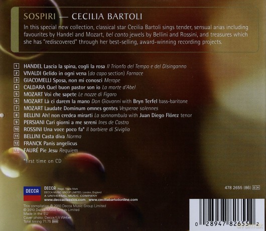 Cecilia Bartoli: Sospiri (Polska Cena) [CD]