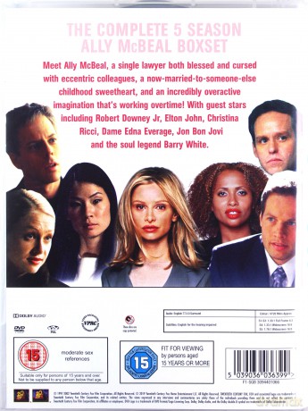 Ally McBeal Complete Season 1-5 [30DVD]
