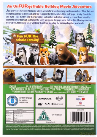 Alpha And Omega The Big Fureeze (Alfa i Omega Zima zła) [DVD]