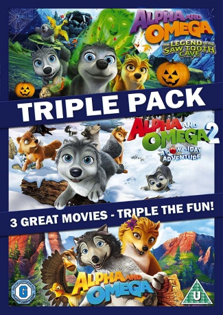 Alpha And Omega Triple (Zakochany wilczek / Zakochany wilczek 2: Świąteczna przygoda / Zakochany wilczek 4) [3DVD]