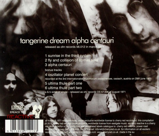 Tangerine Dream: Alpha Centauri [CD]