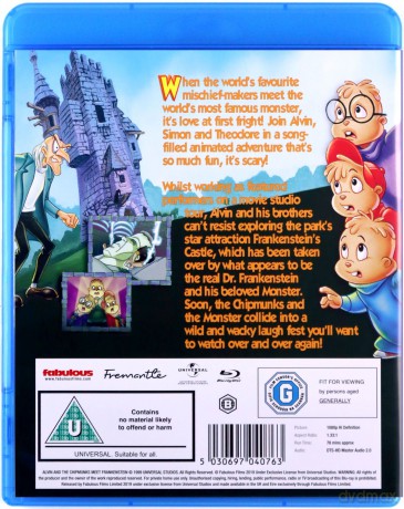 Alvin And The Chipmunks Meet Frankenstein (Alvin i wiewiórki spotykają Frankensteina) [Blu-Ray]