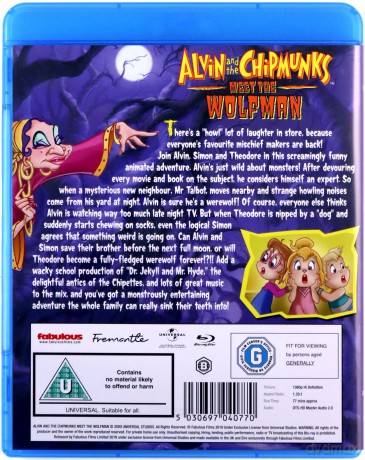Alvin And The Chipmunks Meet Wolfman [Blu-Ray]
