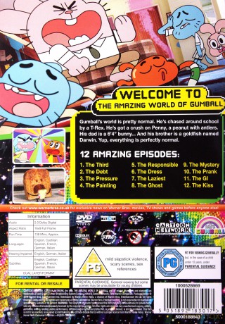 Amazing World of Gumball Season 1 V1 (Niesamowity świat Gumballa) [DVD]