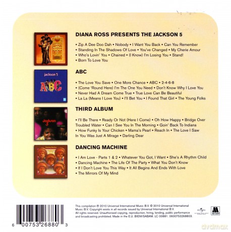 Jackson 5: Jackson 5 X4: Diana Ross Presents The Jackson 5 / Abc / Third Album / Dancing Machine [4CD]