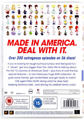 American Dad Volume 1-12 [DVD]