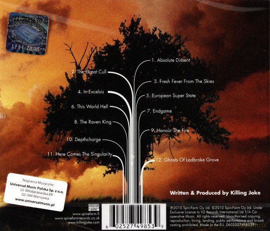 Killing Joke: Absolute Dissent [CD]