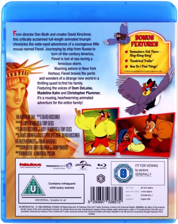 An American Tail (Amerykańska opowieść) [Blu-Ray]
