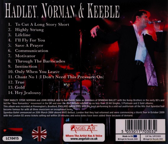 Hadleynormankeeble: An Evening Of Gold [CD]