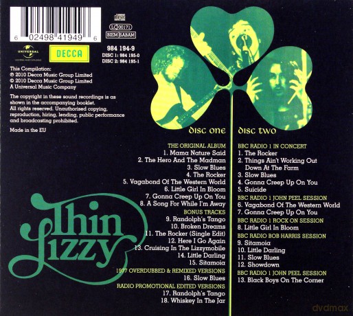 Thin Lizzy: Vagabonds Of The Western World Deluxe Edition (digipack) [2CD]