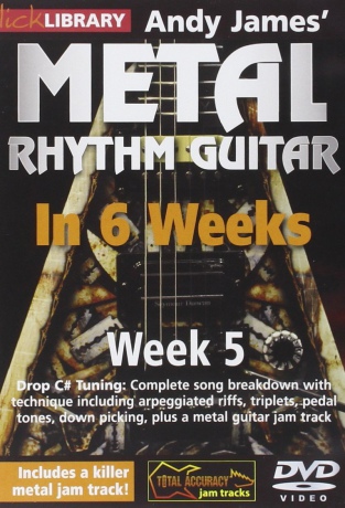 Andy James Metal Rhythm Guitar In 6 Week [DVD]
