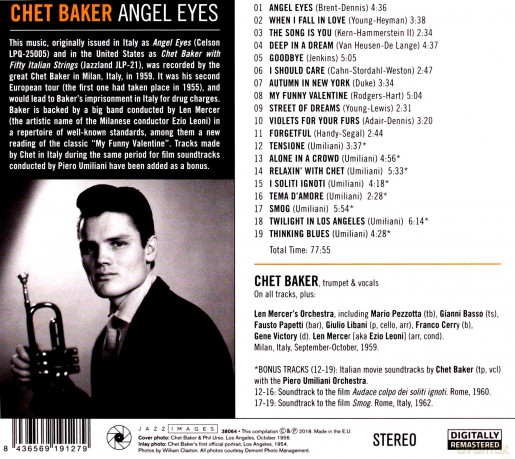 Chet Baker: Angel Eyes [CD]