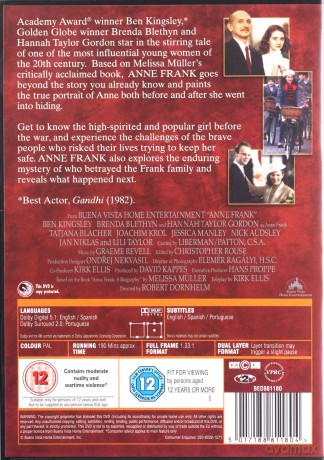 Anne Frank (Anna Frank: cała prawda) [DVD]