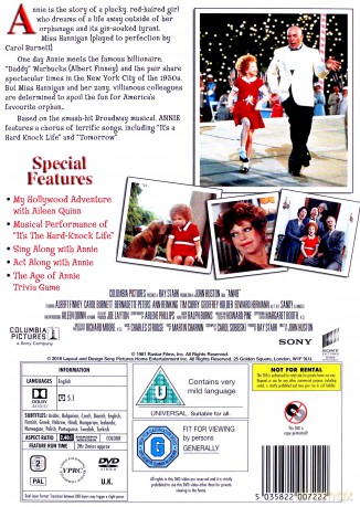 Annie (1982) [DVD]