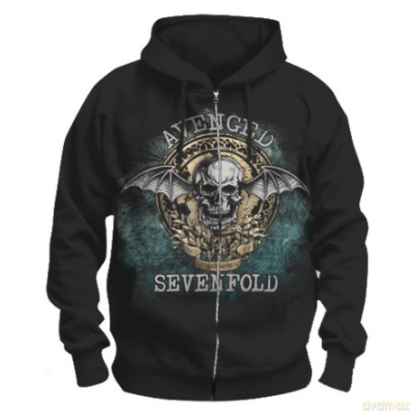 Avenged Sevenfold: Bat Skull, Black (L) [T-Shirt]
