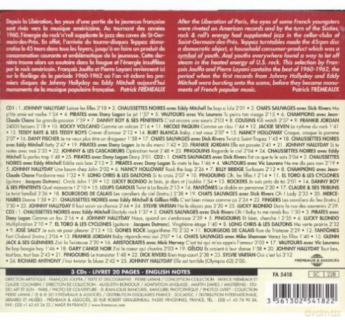 Eddy Mitchell. Johnny Hallyday. Dick Rivers...: Anthologie Du Rock Francais 1960-1962 [3CD]