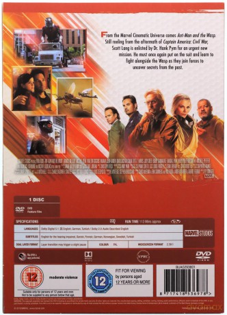Ant-Man And The Wasp (Ant-Man i Osa) [DVD]