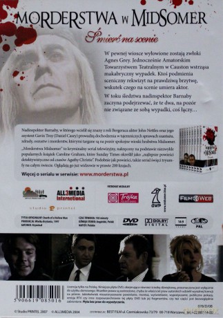 Morderstwa w Midsomer 03: Śmierć na scenie [DVD]
