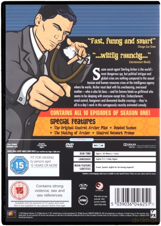 Archer Season 1 [2DVD]